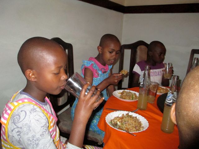 Left to Right: Happiness, Miriam, Faraja