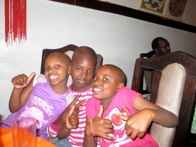 Hawa, Joyce and Winnie being cool